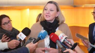 La consejera Isabel Blanco presentando Catdiss | centros de violencia de género