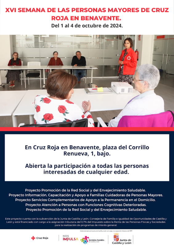 Personas Mayores Cruz Roja