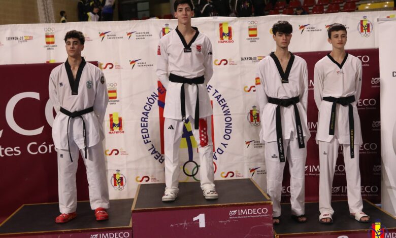Marcos López en el podium