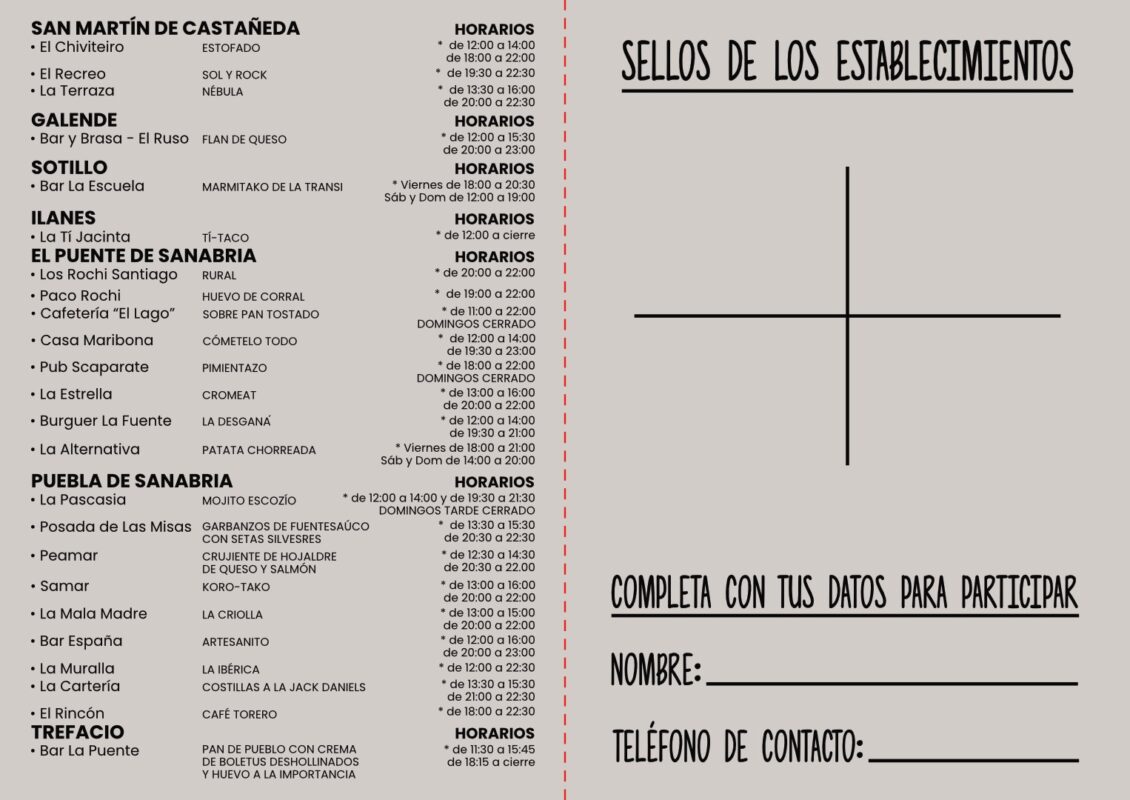 De tapa por Sanabria