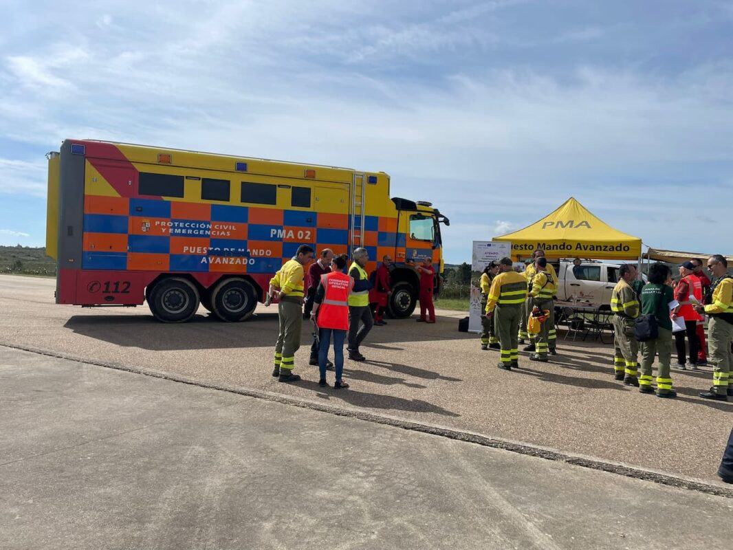 simulacro incendio