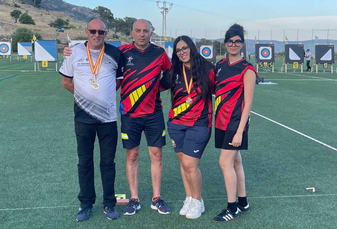 Benjamín Rodríguez, Juan Carlos Herrero, Sara Herrero y Johanna Herrero