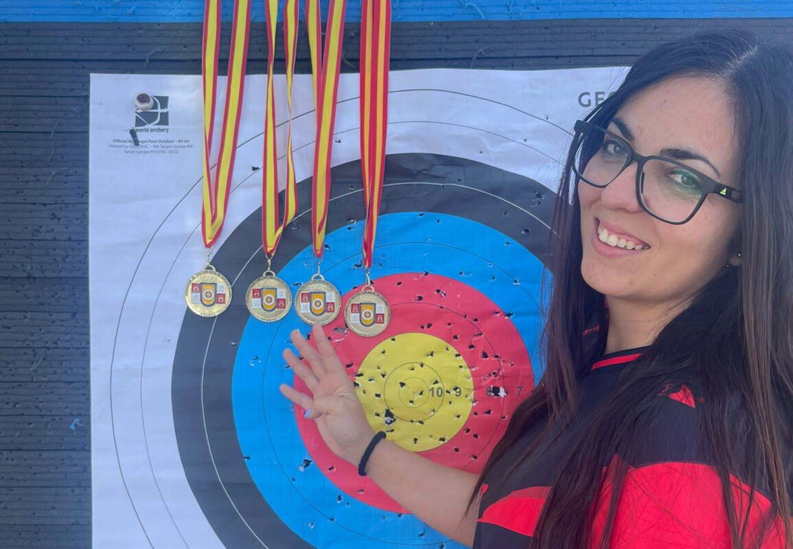 Sara Herrero cuádruple campeona regional