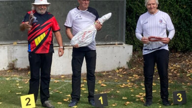 Bernardo Martínez en el podium de Valladolid