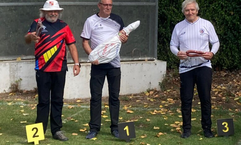 Bernardo Martínez en el podium de Valladolid