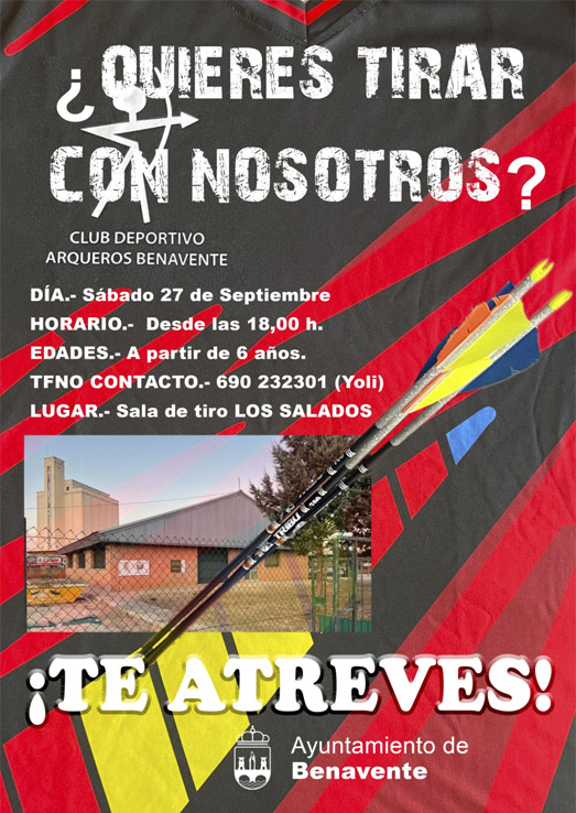 cartel arqueros benavente