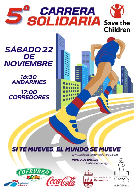 5º Carrera solidaria Save The Children en Benavnete Colegio Virgen de la Vega
