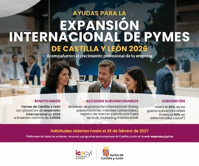 Ayudas a la internacionalización - Junta de Castilla y León